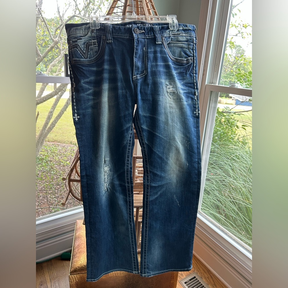 Affliction Men’s Cooper Jeans size 34 Short Worn Once